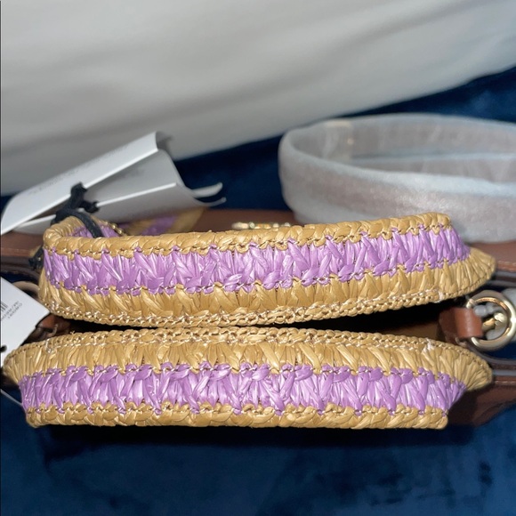 NWT Coach Straw Webb Tote 24 - Picture 4 of 13